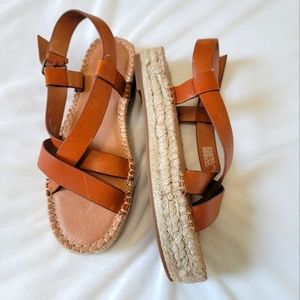 Madewell Malia Espadrille Sandals.  Size 8